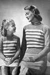 mother and daughter sweaters