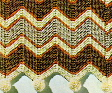 Roman Stripe Afghan Pattern