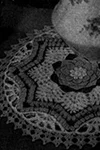 Dahlia Hot Plate Mat Pattern