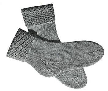 Childrens Socks Pattern, No. 600