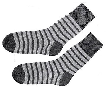 Childrens Socks Pattern, No. 614