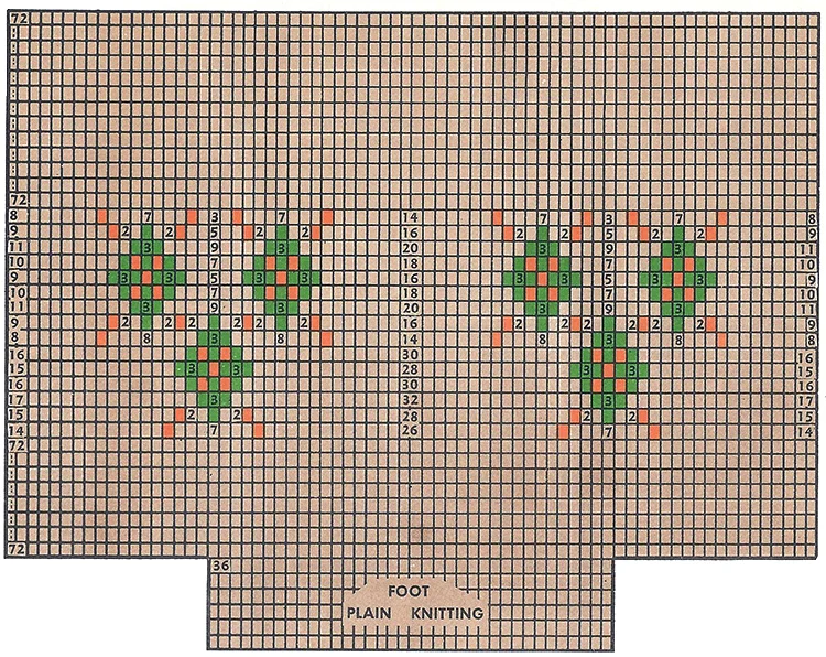 Argyle Chevron Clock Socks Pattern #72-109