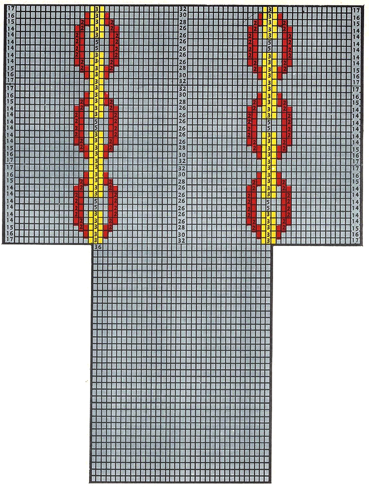 Chain Clock Socks Pattern #7242