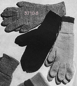 Frontenac Sport Sweater, Cap and Gloves Pattern #3710