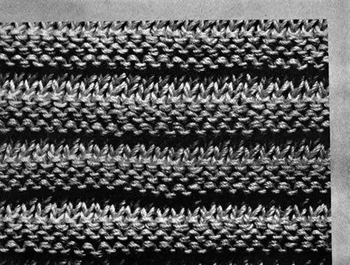 Ridge Knitted Blouse Pattern #124 swatch