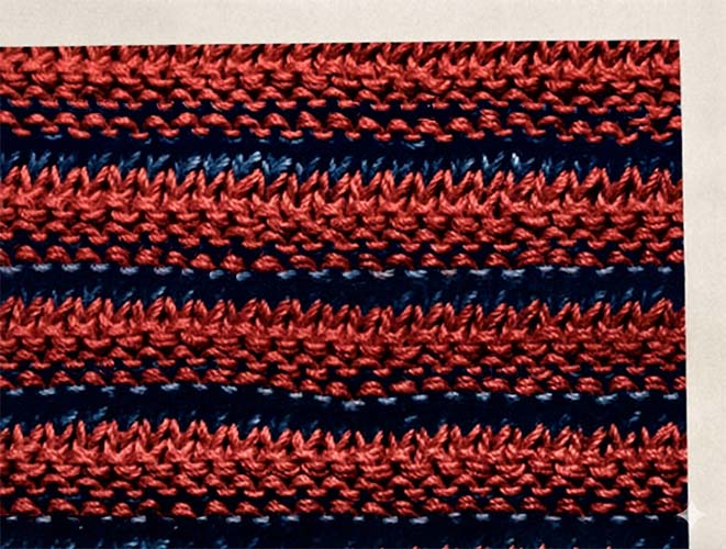 Ridge Knitted Blouse Pattern #124 swatch