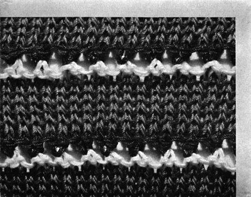 Fagot Knitted Blouse Pattern #137 swatch