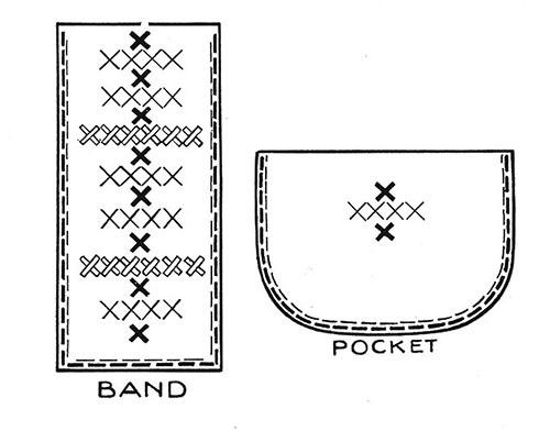 Peasant Frock Pattern #552 chart