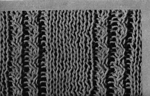 Tie Neck Knitted Dress Pattern #128 swatch