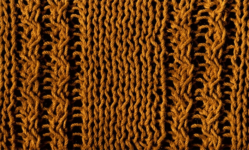 Tie Neck Knitted Dress Pattern #128 swatch