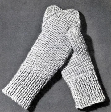 Mitts in a Hurry Pattern