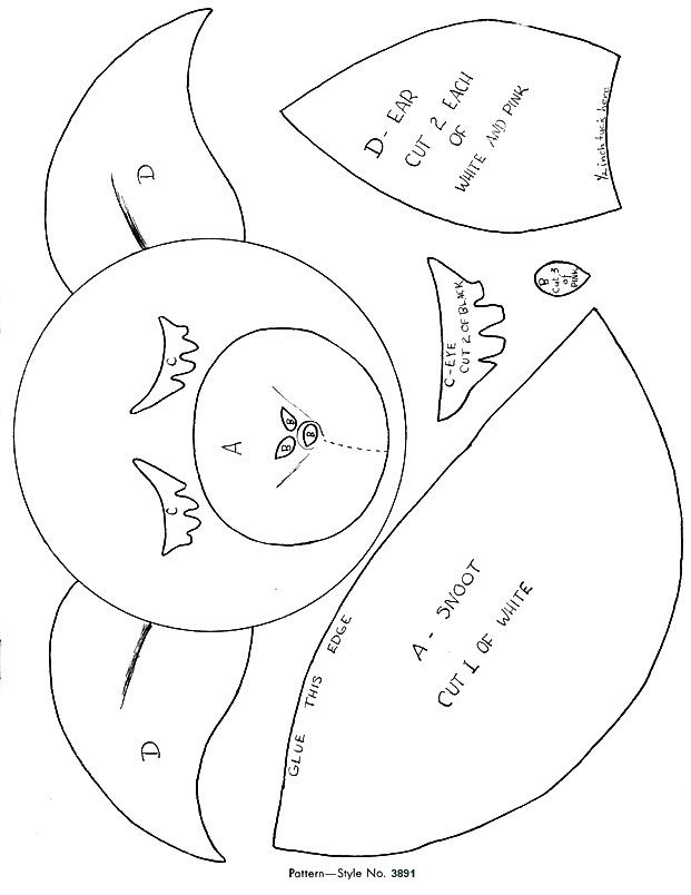 Lamb Toy Pattern chart