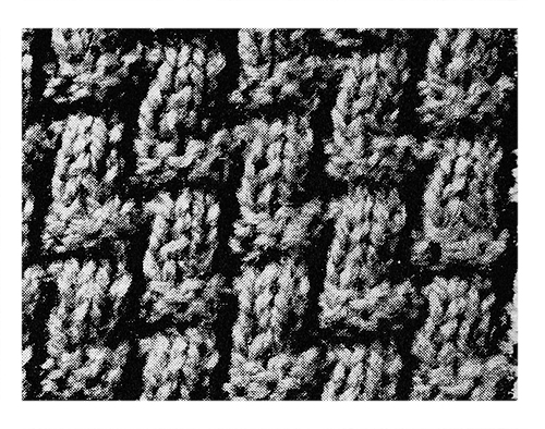 Basket Weave Scarf Pattern #2270