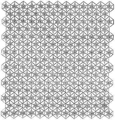 Moonflower Bedspread Pattern #627 chart