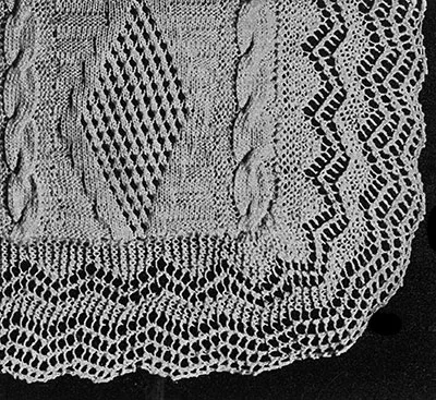 Trailing Vine Bedspread Pattern #631 swatch