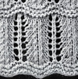 Elegance Shawl Pattern swatch