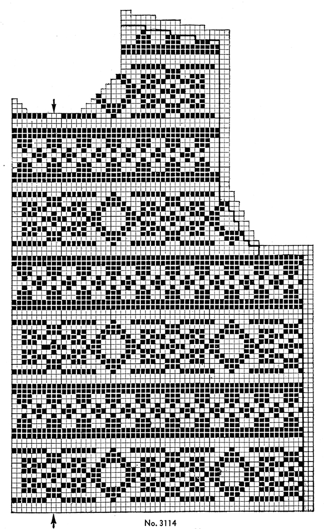 Sleeveless Knitted Slipon Pattern #3114