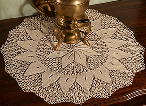 Setting Sun Doily Pattern #12-59