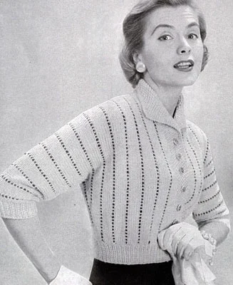 Cardigan Sweater Pattern No. 478