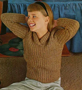 Pullover Sweater Pattern | Sizes 8, 10, 12, 14