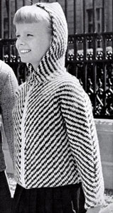 Hooded Cardigan Sweater Pattern 5898
