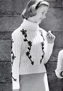 Pullover Sweater Pattern | Sizes 8 (10-12-14)