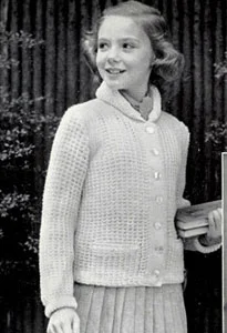 Cardigan Sweater Pattern | Sizes 8 (10-12-14)
