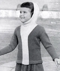 Hooded Pullover Sweater Pattern | Sizes 8 (10-12-14)