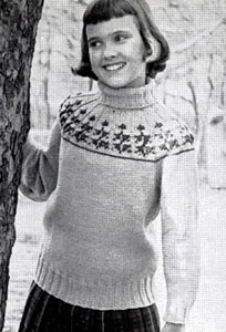 Pullover Sweater Pattern | Sizes 8 (10-12-14)