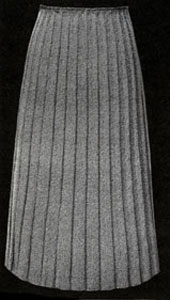 Wide Ribbed Skirt Pattern