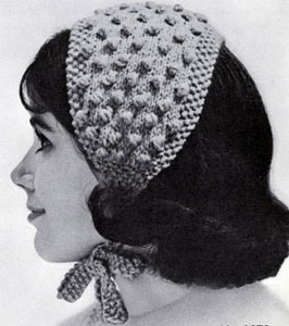 Popcorn-Stitch Headband Pattern