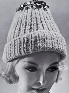 Sequinned Watch Cap Pattern