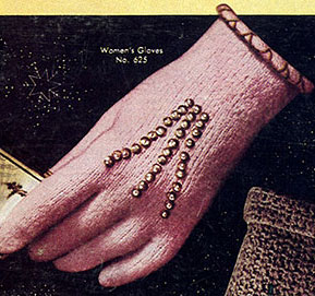 Women's Shorties Gloves Pattern #625