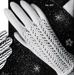 Women's Lace Gloves Pattern #626