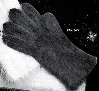 Women's Angora Gloves Pattern #627