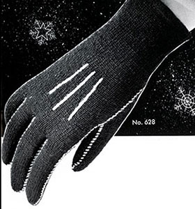 Women's Tailored Gloves Pattern #628