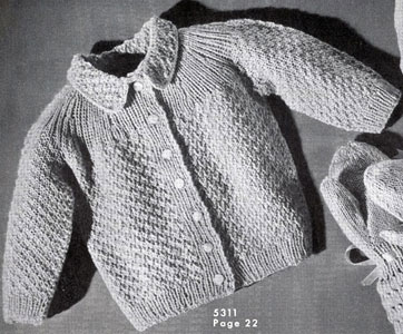 Baby Sweater No. 5311 Pattern