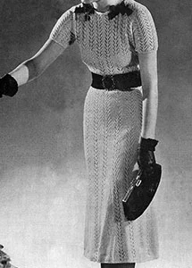 Lacy Leaf Dress Pattern #185