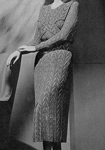 Chevronette Dress Pattern #186