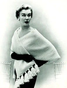Tasseled Cape Stole Pattern
