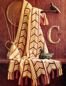Garter Stitch Afghan | Number 742-15 | Afghan Pattern