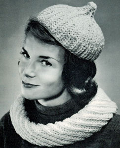Cowl Collar and Beret Pattern
