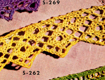 Knitted Edging No. S262 Pattern