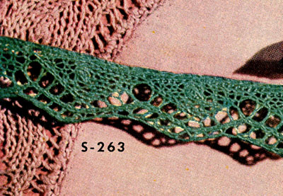Knitted Edging No. S263 Pattern