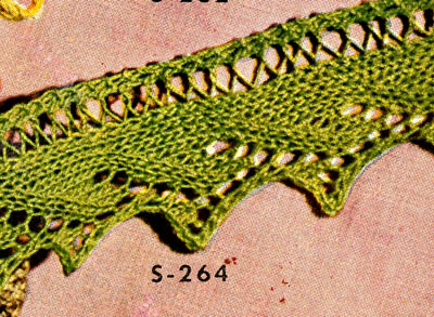 Knitted Edging No. S264 Pattern