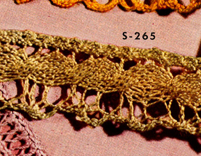 Knitted Edging No. S265 Pattern