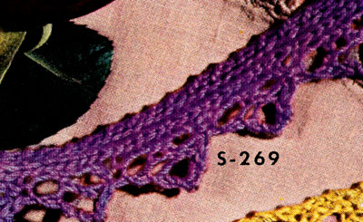 Knitted Edging No. S269 Pattern