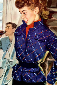 Woman's Argyle Jacket Pattern