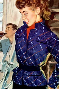 Woman's Argyle Jacket Pattern #C-149