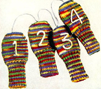 Golf Club Mitts Pattern